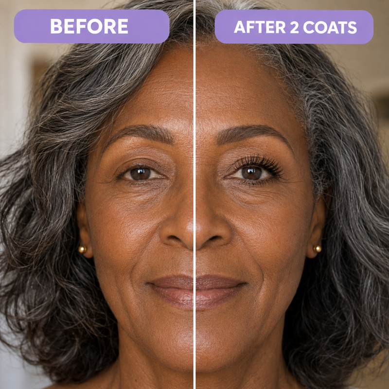 Long, full and youthful eyelashes – after just one coat!
