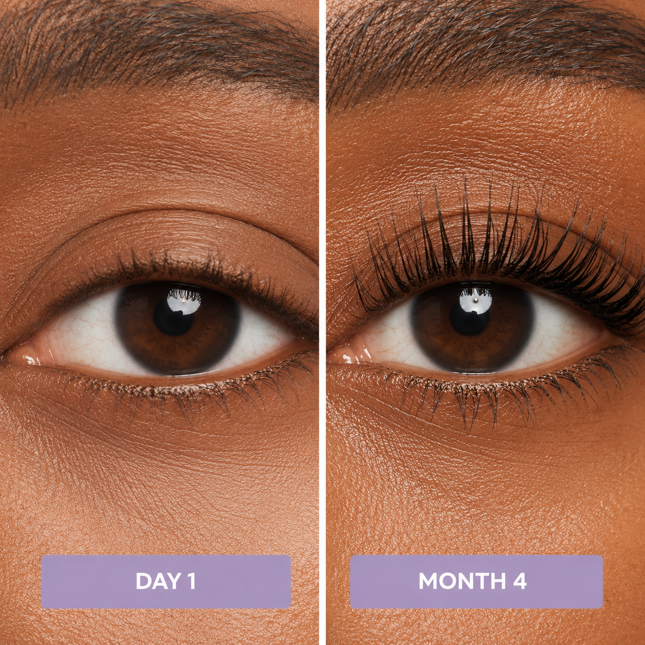 Your eyelashes even grow while you wear them.