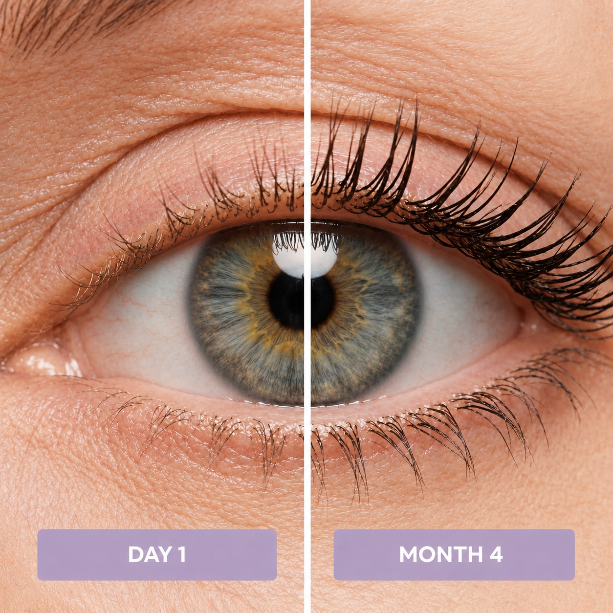 Your eyelashes even grow while you wear them.